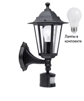 Уличный настенный светильник с лампочкой Eglo 22469+Lamps