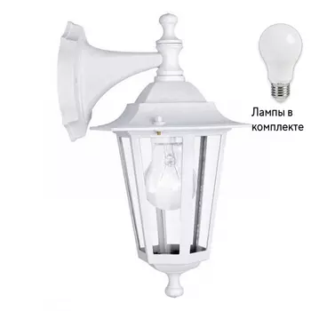 Уличный настенный светильник с лампочкой Eglo 22462+Lamps