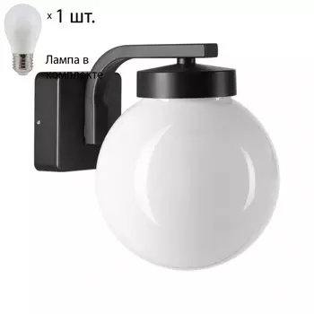 Уличный настенный светильник с лампочкой Novotech 370953+Lamps