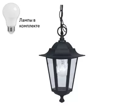 Уличный подвесной светильник с лампочкой Eglo 22471+Lamps