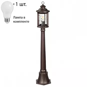 Уличный столб со светодиодной лампочкой E27, комплект от Lustrof. №304219-694169