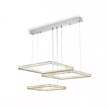 Умная подвесная люстра с пультом ДУ Ambrella light Acrylica Ice FA1759