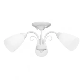 Потолочная люстра белого цвета с 3 плафонами Vitaluce V3499-0/3PL