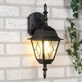 Vega D черный Уличный настенный светильник Elektrostandard (a025019)