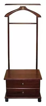 Вешалка для костюма В 23Н средне-коричневая Мебелик 4607130889770