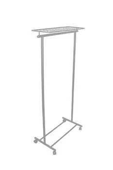 Вешалка гардеробная М-9 металлик Мебелик 4607130880326