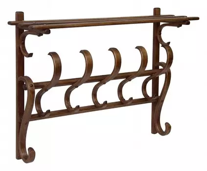 Вешалка-полка В 7Н Мебелик 4607130885901