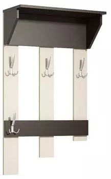 Вешалка с полкой Диана-4 РОСТОК МЕБЕЛЬ 00-00001653 Венге / Дуб молочный