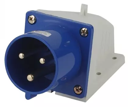 Вилка стационарная 523 2Р+РЕ 32А 220В IP44 Эра Б0032858