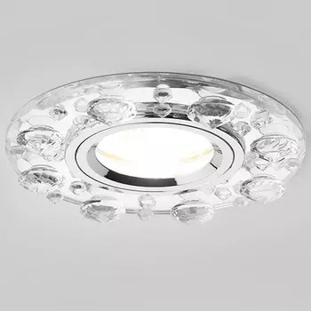 Встраиваемый светильник Ambrella light K225 CH хром/прозрачный