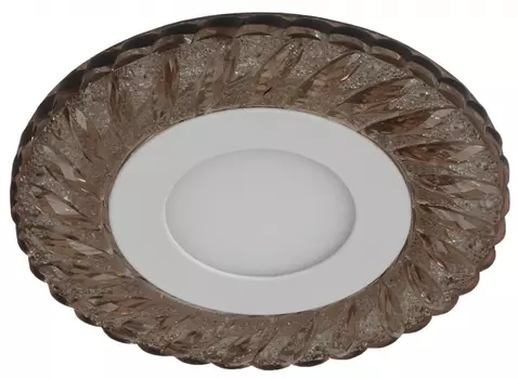 Встраиваемый светильник c LED подсветкой Эра DK LED 15 CHP/WH (Б0036496)