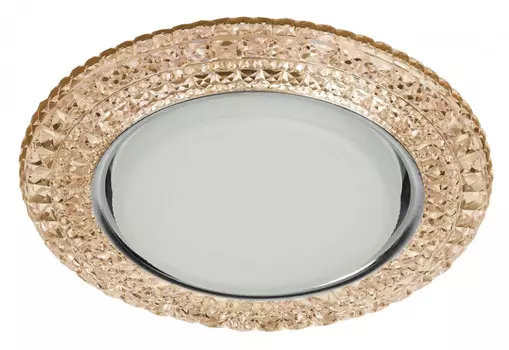 Встраиваемый светильник c LED подсветкой Эра DK LD26 CHP/WH (Б0029640)