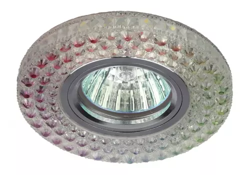 Встраиваемый светильник cо LED подсветкой Эра DK LD15 SL RGB/WH (Б0028081)