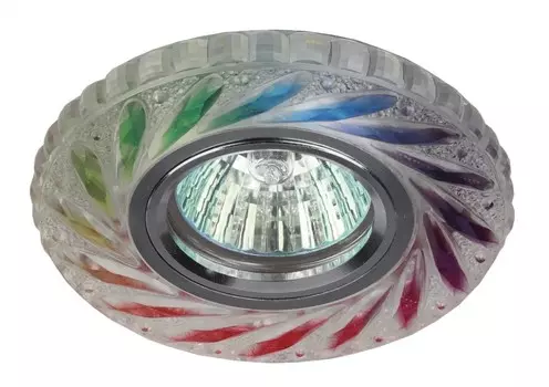 Встраиваемый светильник cо LED подсветкой Эра DK LD13 SL RGB/WH (Б0028090)