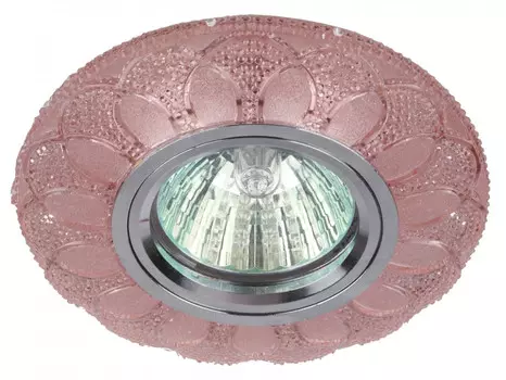 Встраиваемый светильник cо LED подсветкой Эра DK LD5 PK/WH (Б0028089)
