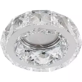 Встраиваемый светильник Fametto Peonia DLS-P111 GU5.3 CHROME-CLEAR 10733