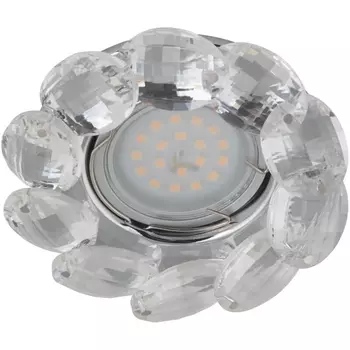 Встраиваемый светильник Fametto Peonia DLS-P114 GU5.3 CHROME-CLEAR 10547