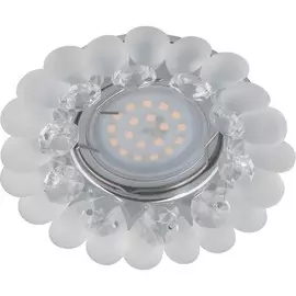 Встраиваемый светильник Fametto Peonia DLS-P120 GU5.3 CHROME-CLEAR 10555