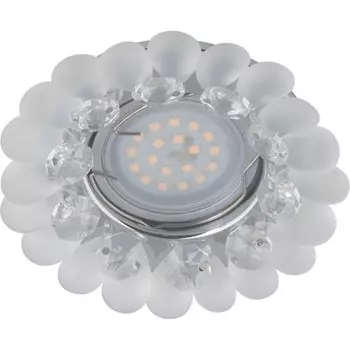 Встраиваемый светильник Fametto Peonia DLS-P120 GU5.3 CHROME-CLEAR 10555