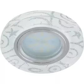 Встраиваемый светильник Fametto Peonia DLS-P202 GU5.3 CHROME-WHITE 10126