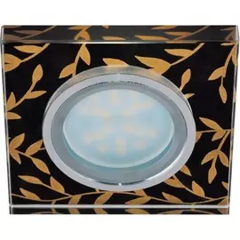 Встраиваемый светильник Fametto Peonia DLS-P205 GU5.3 CHROME-BLACK 10129