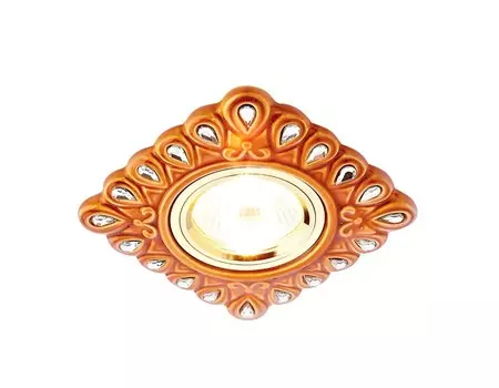 Встраиваемый светильник из керамики Ceramo Ambrella light D5550 SB/CL