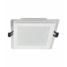 Встраиваемый светильник Lumina Deco Beneto LDC 8097-SQ-GL-18WSMD-D200*W200 WT
