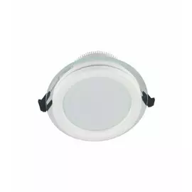 Встраиваемый светильник Lumina Deco Saleto LDC 8097-ROUND-GL-12WSMD-D160 WT