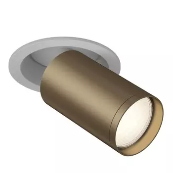 Встраиваемый светильник Maytoni FOCUS S C048CL-1WBZ (C048CL-01W+TRA020-01BZ)