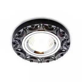 Встраиваемый светильник с хрусталем Ceiling Ambrella light K217 BK