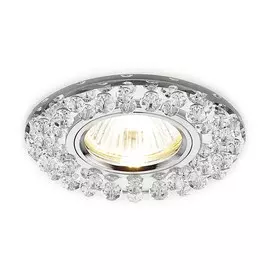 Встраиваемый светильник с хрусталем Ceiling Ambrella light K230 CH