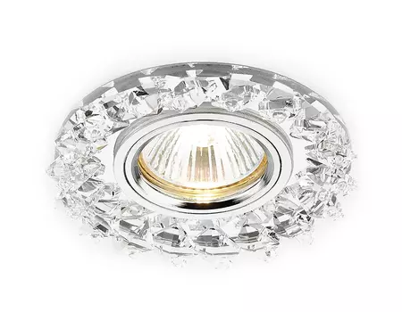 Встраиваемый светильник с хрусталем Glass Ambrella light K240 CH