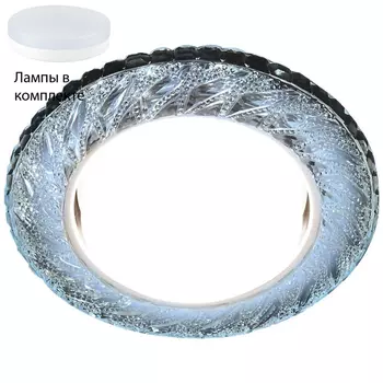 Встраиваемый светильник с лампочкой Ambrella light G303 CL/CLD+Lamps