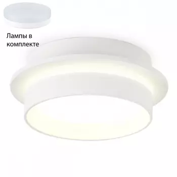 Встраиваемый светильник с лампочкой Ambrella light TN5383+Lamps