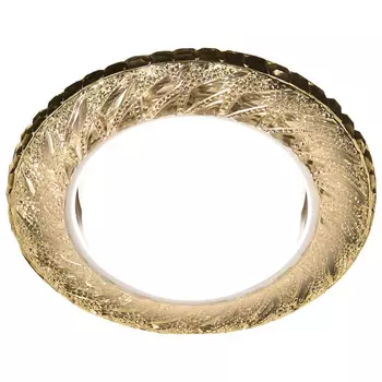 Встраиваемый светильник с LED подсветкой Ambrella light Compo G303 CL/WW