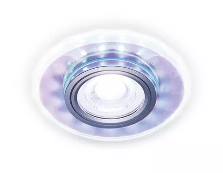 Встраиваемый светильник с LED подсветкой Ambrella light Compo LED S211 PR/WH