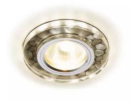 Встраиваемый светильник с LED подсветкой Ambrella light Compo spot S222 W/CH/WA