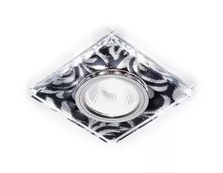 Встраиваемый светильник с LED подсветкой Ambrella light Compo spot S234 BK/CH/WH