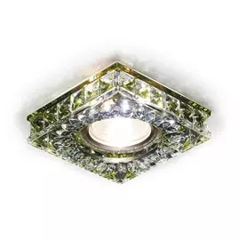 Встраиваемый светильник с LED подсветкой Ambrella light Crystal LED S251 GD