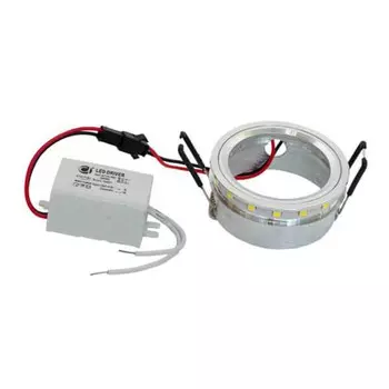 Встраиваемый светильник с LED подсветкой и драйвером Ambrella light 102 LED SET STEP+DRIVER (AL 4200K с бортом)