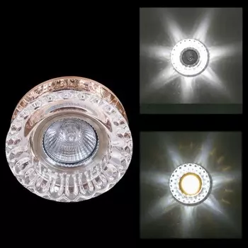 Встраиваемый светильник с LED подсветкой Reluce 04255-9.0-001D MR16+LED3W (1383931)