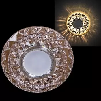 Встраиваемый светильник с LED подсветкой Reluce 22046-9.0-001PL MR16+LED3W TEA (1398513)