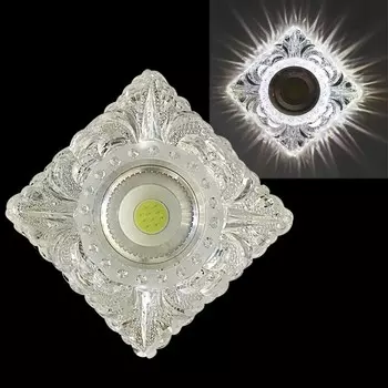 Встраиваемый светильник с LED подсветкой Reluce 42043-9.0-001PL MR16+LED3W CL (1398529)