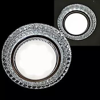 Встраиваемый светильник с LED подсветкой Reluce 53201-9.0-001LF GX53+LED4W CL (1383875)