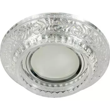 Встраиваемый светильник с подсветкой Fametto Luciole DLS-L105 GU5.3 CHROME-CLEAR UL-00000356