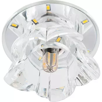 Встраиваемый светильник с подсветкой Fametto Luciole DLS-L125 G9 GLASSY-CLEAR UL-00000376