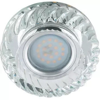 Встраиваемый светильник с подсветкой Fametto Luciole DLS-L123 GU5.3 GLASSY-CLEAR-RGB UL-00000374