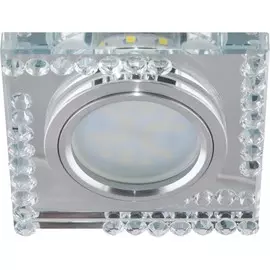 Встраиваемый светильник с подсветкой Fametto Luciole DLS-L101 GU5.3 CHROME-CLEAR 9998