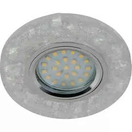 Встраиваемый светильник с подсветкой Fametto Luciole DLS-L103 GU5.3 CHROME-CLEAR 10717