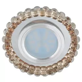 Встраиваемый светильник с подсветкой Fametto Luciole DLS-L133 GU5.3 Chrome/Champagne UL-00002720